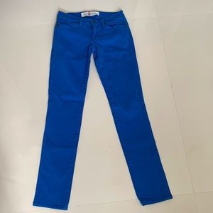 Easy Money Electric Blue Denim Low Rise Jeans 25